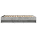 Cadru de pat, gri beton, 120x190 cm, lemn prelucrat - WALTI WALTI