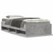 Cadru de pat, gri beton, 90x190 cm, lemn prelucrat - WALTI WALTI