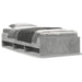 Cadru de pat, gri beton, 75x190 cm, lemn prelucrat - WALTI WALTI