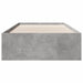 Cadru de pat, gri beton, 75x190 cm, lemn prelucrat - WALTI WALTI