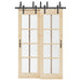 Set feronerie pentru uși glisante, negru, 152,5 cm, oțel - WALTI WALTI