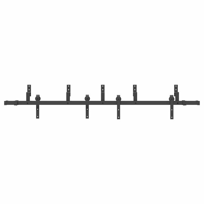 Set feronerie pentru uși glisante, negru, 213,5 cm, oțel - WALTI WALTI