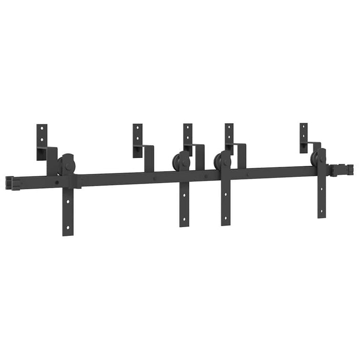 Set feronerie pentru uși glisante, negru, 152,5 cm, oțel - WALTI WALTI