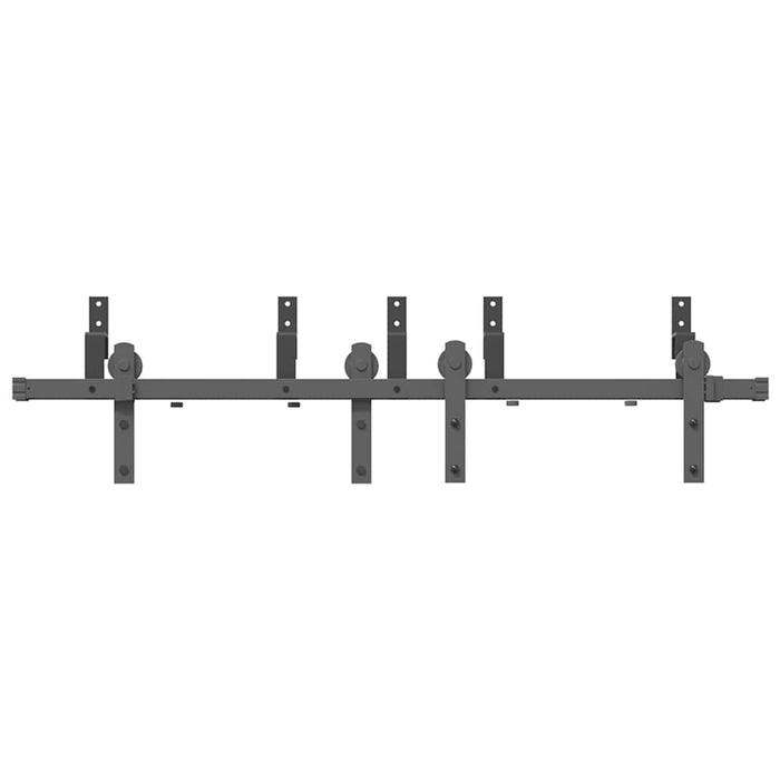 Set feronerie pentru uși glisante, negru, 152,5 cm, oțel - WALTI WALTI