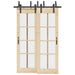 Set feronerie pentru uși glisante, negru, 152,5 cm, oțel - WALTI WALTI