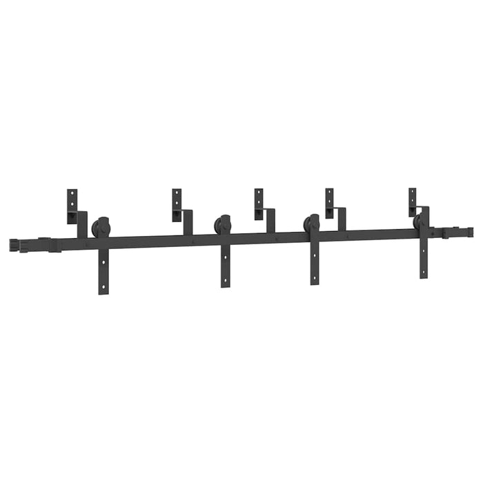 Set feronerie pentru uși glisante, negru, 213,5 cm, oțel - WALTI WALTI