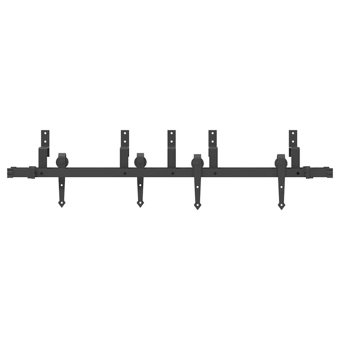 Set feronerie pentru uși glisante, negru, 152,5 cm, oțel - WALTI WALTI