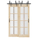 Set feronerie pentru uși glisante, negru, 152,5 cm, oțel - WALTI WALTI