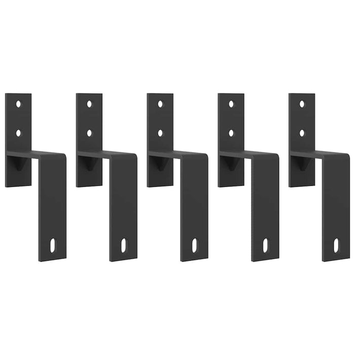 Set feronerie pentru uși glisante, negru, 213,5 cm, oțel WALTI
