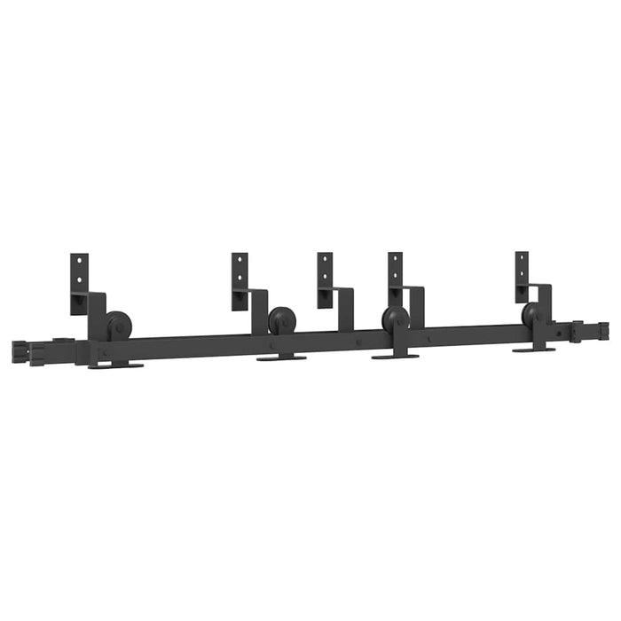 Set feronerie pentru uși glisante, negru, 152,5 cm, oțel - WALTI WALTI