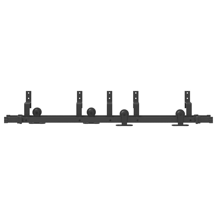 Set feronerie pentru uși glisante, negru, 152,5 cm, oțel - WALTI WALTI