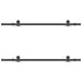 Set feronerie pentru uși glisante, negru, 152,5 cm, oțel - WALTI WALTI