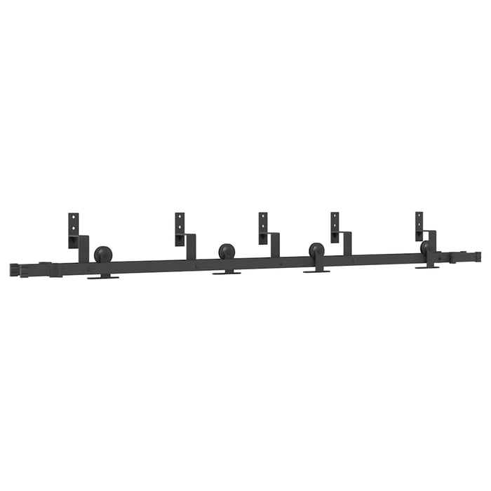Set feronerie pentru uși glisante, negru, 213,5 cm, oțel - WALTI WALTI