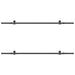 Set feronerie pentru uși glisante, negru, 213,5 cm, oțel - WALTI WALTI