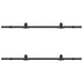 Set feronerie pentru ușă glisantă, negru, 183 cm, oțel - WALTI WALTI