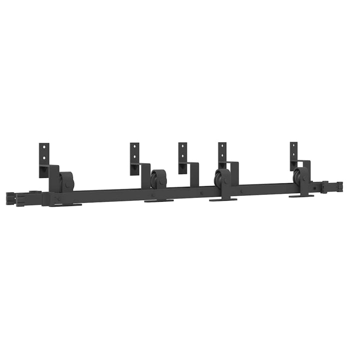 Set feronerie pentru uși glisante, negru, 152,5 cm, oțel - WALTI WALTI