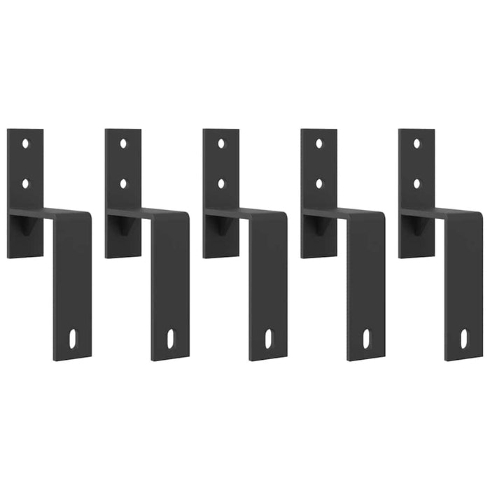 Set feronerie pentru uși glisante, negru, 152,5 cm, oțel - WALTI WALTI