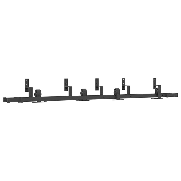 Set feronerie pentru uși glisante, negru, 213,5 cm, oțel - WALTI WALTI