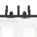 Set feronerie pentru uși glisante, negru, 213,5 cm, oțel - WALTI WALTI
