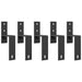 Set feronerie pentru ușă glisantă, negru, 183 cm, oțel - WALTI WALTI