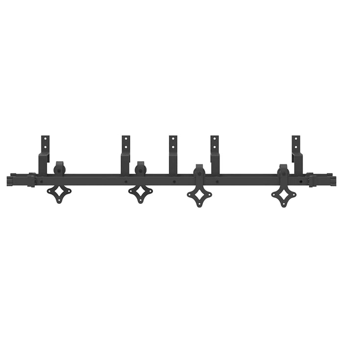 Set feronerie pentru uși glisante, negru, 152,5 cm, oțel - WALTI WALTI