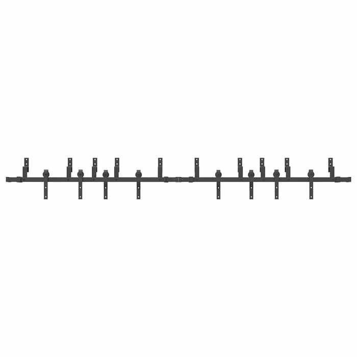 Set feronerie pentru uși glisante, negru, 305 cm, oțel - WALTI WALTI