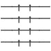 Set feronerie pentru uși glisante, negru, 427 cm, oțel - WALTI WALTI