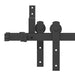Set feronerie pentru uși glisante, negru, 427 cm, oțel - WALTI WALTI