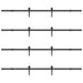 Set feronerie pentru uși glisante, negru, 427 cm, oțel - WALTI WALTI