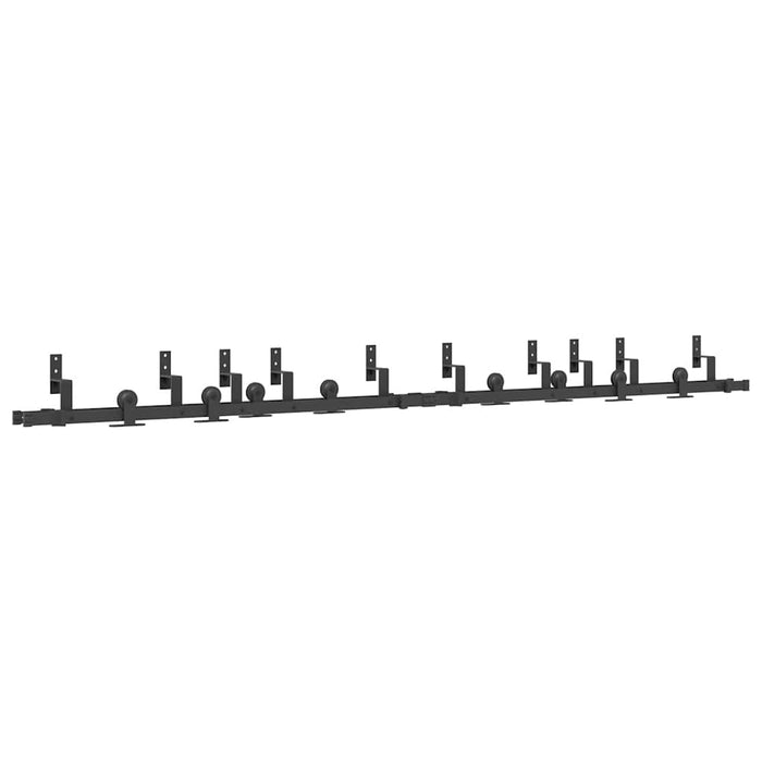 Set feronerie pentru uși glisante, negru, 305 cm, oțel - WALTI WALTI