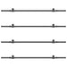 Set feronerie pentru uși glisante, negru, 427 cm, oțel - WALTI WALTI