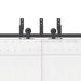 Set feronerie pentru uși glisante, negru, 427 cm, oțel - WALTI WALTI