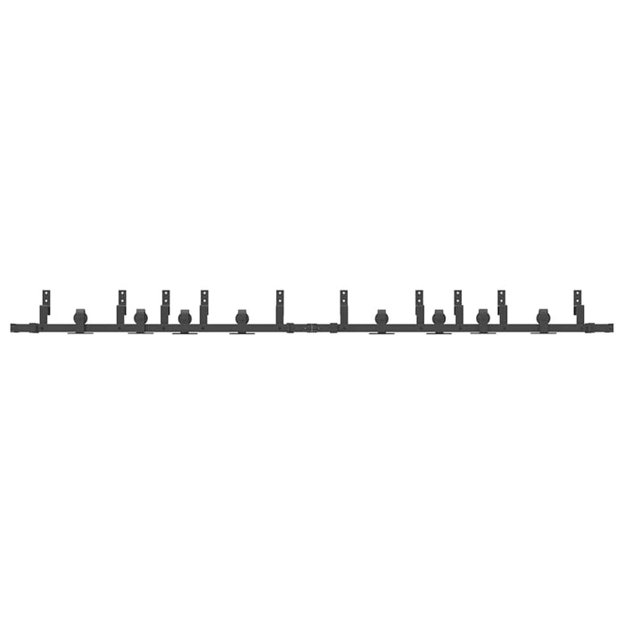 Set feronerie pentru uși glisante, negru, 305 cm, oțel - WALTI WALTI