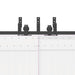 Set feronerie pentru uși glisante, negru, 305 cm, oțel - WALTI WALTI