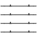 Set feronerie pentru uși glisante, negru, 427 cm, oțel - WALTI WALTI