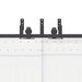 Set feronerie pentru uși glisante, negru, 427 cm, oțel - WALTI WALTI