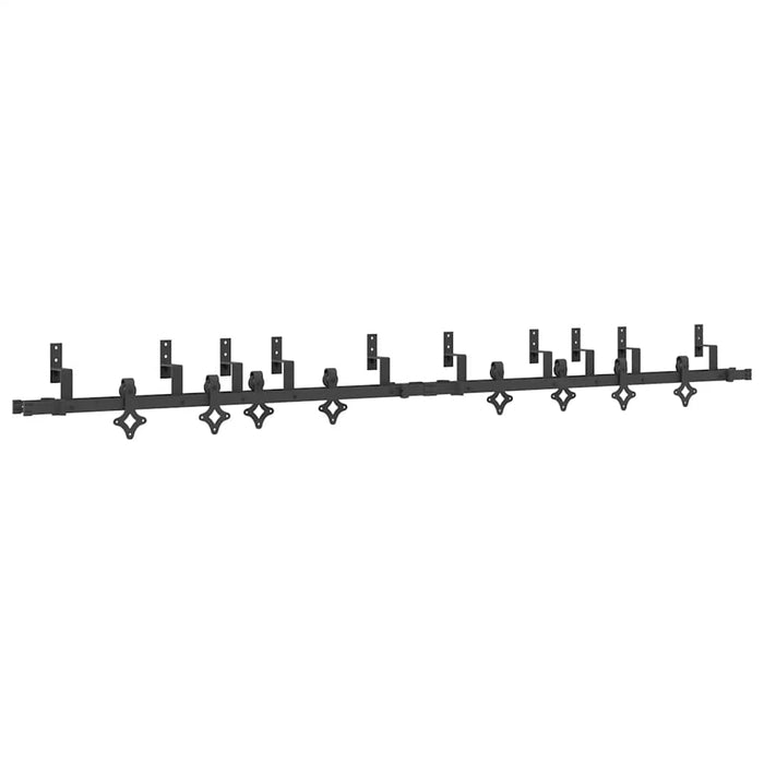 Set feronerie pentru uși glisante, negru, 305 cm, oțel - WALTI WALTI