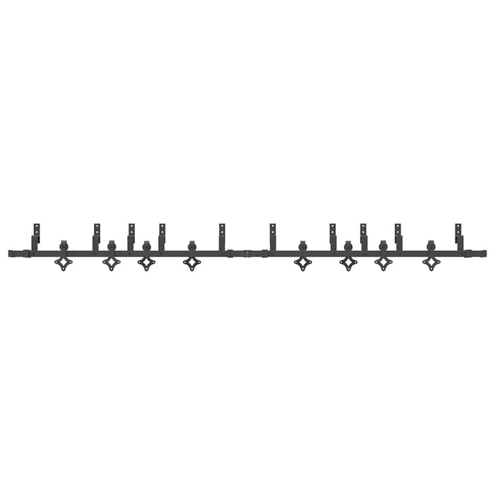 Set feronerie pentru uși glisante, negru, 305 cm, oțel - WALTI WALTI