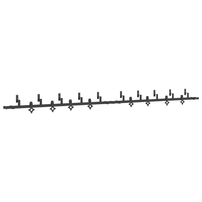 Set feronerie pentru uși glisante, negru, 427 cm, oțel - WALTI WALTI