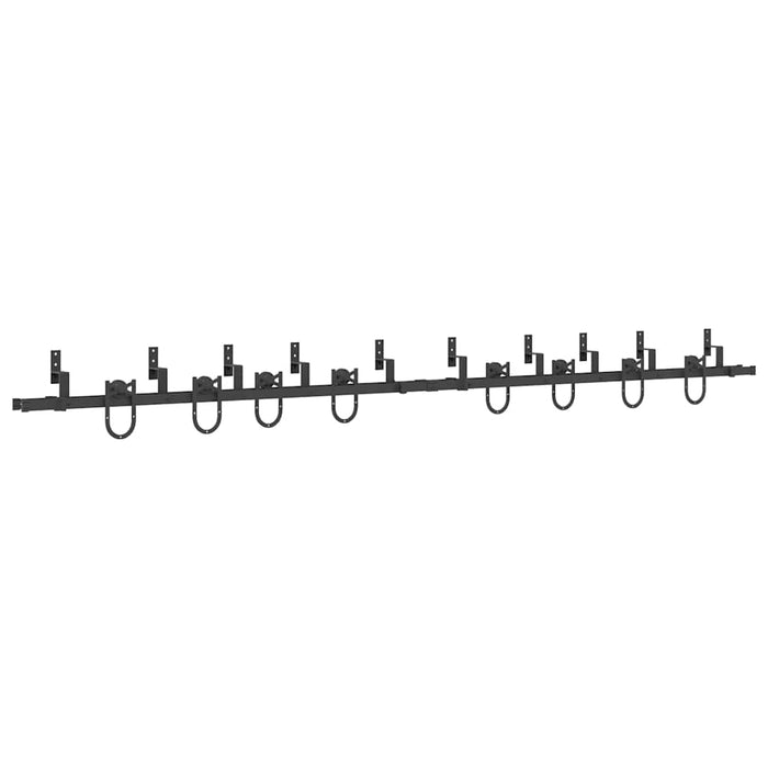 Set feronerie pentru uși glisante, negru, 366 cm, oțel - WALTI WALTI