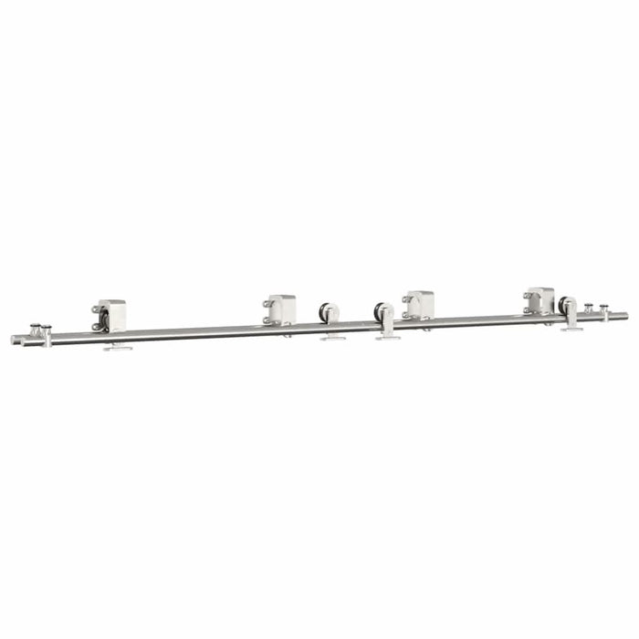 Set piese pentru ușă glisantă, argintiu, 200 cm oțel inoxidabil - WALTI WALTI