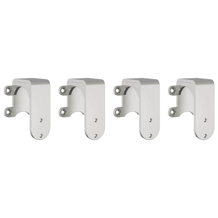 Set piese pentru ușă glisantă, argintiu, 200 cm oțel inoxidabil - WALTI WALTI