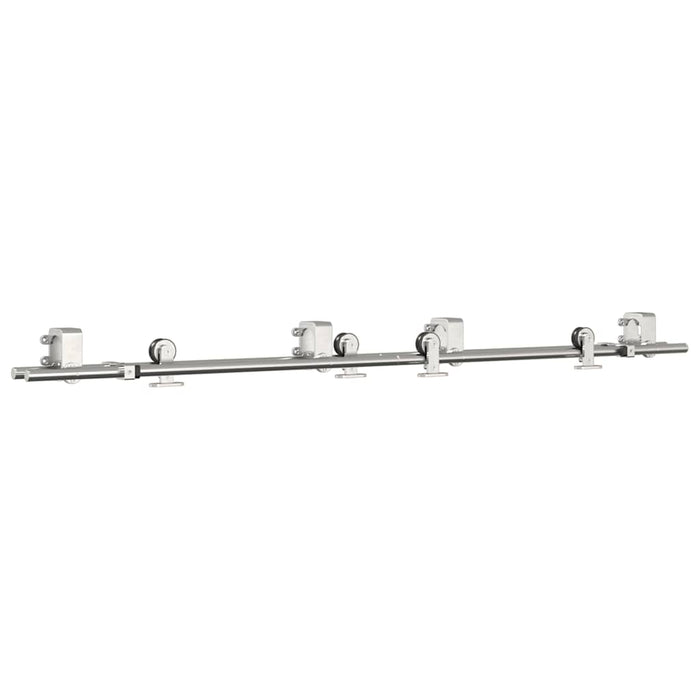 Set piese pentru ușă glisantă, argintiu, 183 cm oțel inoxidabil - WALTI WALTI