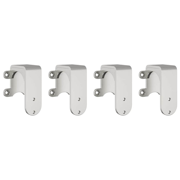 Set piese pentru ușă glisantă, argintiu, 183 cm oțel inoxidabil - WALTI WALTI
