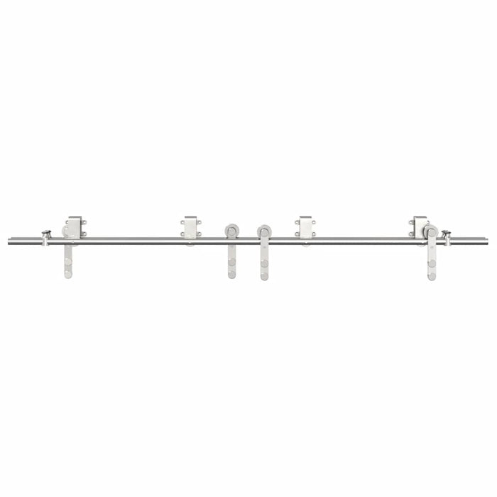 Set piese pentru ușă glisantă, argintiu, 183 cm oțel inoxidabil - WALTI WALTI