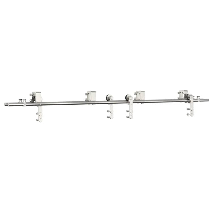 Set piese pentru ușă glisantă, argintiu, 200 cm oțel inoxidabil - WALTI WALTI