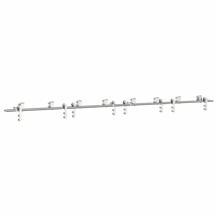Set piese pentru ușă glisantă, argintiu, 366 cm oțel inoxidabil WALTI