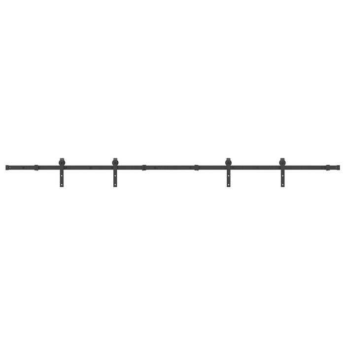Set feronerie pentru uși glisante, negru, 305 cm, oțel - WALTI WALTI