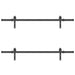 Set feronerie pentru uși glisante, negru, 305 cm, oțel - WALTI WALTI