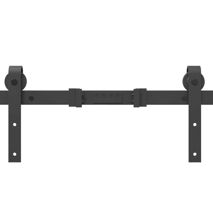Set feronerie pentru uși glisante, negru, 305 cm, oțel - WALTI WALTI